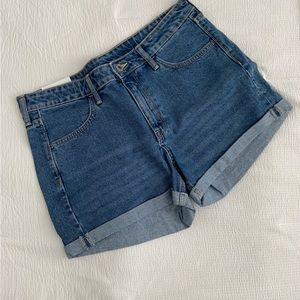 H&M  Dark Jean Shorts